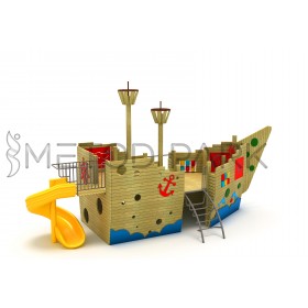 29 A Gemi Temalı Ahşap Oyun Grubu