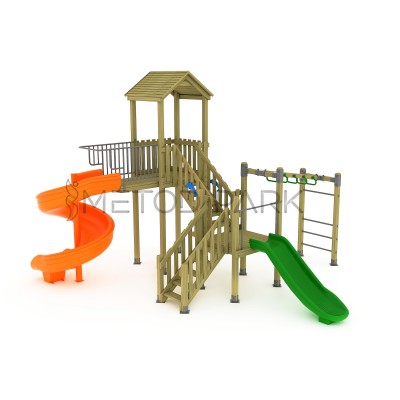 Turkey Wooden playground equipment is the most demanded product on the market of playgrounds for children.
