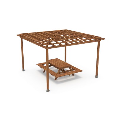 12 PB Square Pergola