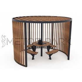 13 PB Ahşap Metal Pergola