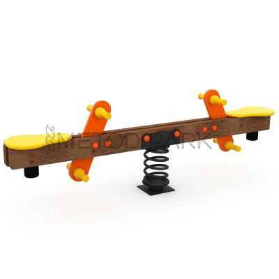 169 OE HDPE Wooden Seesaw