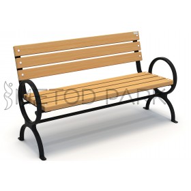 23 B Verzalit Metal Cast Standing Bench
