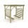 32 PM Roofed Wooden Picnic Table