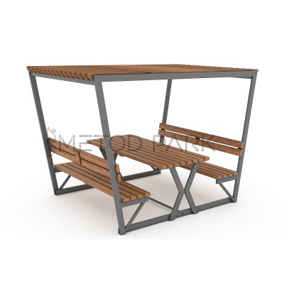 33 PM Metal Picnic Table