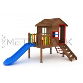 50 A Ev Temalı Ahşap Oyun Grubu 