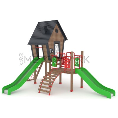 92 A Ev Temalı Ahşap Oyun Grubu