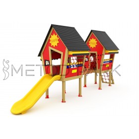 95 A العاب خشبية على هيئة منزل
