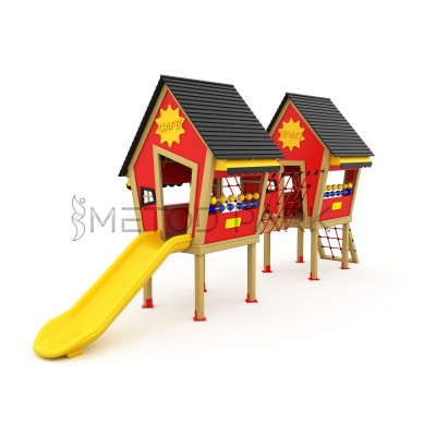 95 A Ev Temalı Ahşap Oyun Grubu